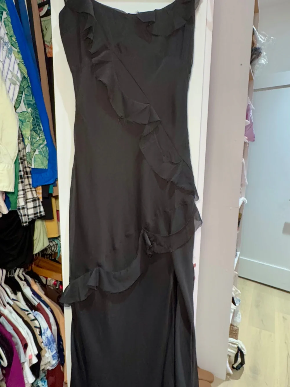 Edine Tiered Chiffon Maxi Dress - Picture 3 of 5